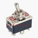 6-Pin Toggle DPDT ON-OFF-ON Switch 15A 250V Mini Switches E-TEN1322 Tool