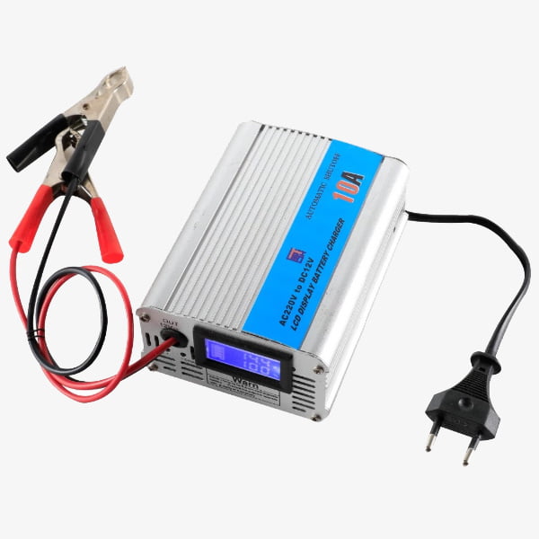 LCD 12V Battery Charger