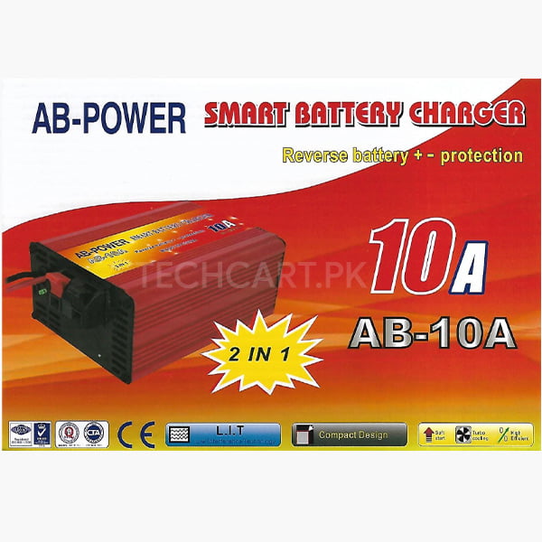 battery charger with power supply
